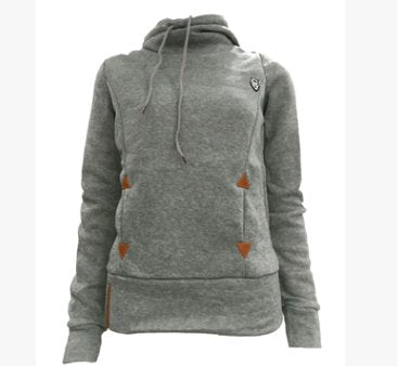 autumn fashion hooded long-sleeved pocket embroidered - GIGI & POPO