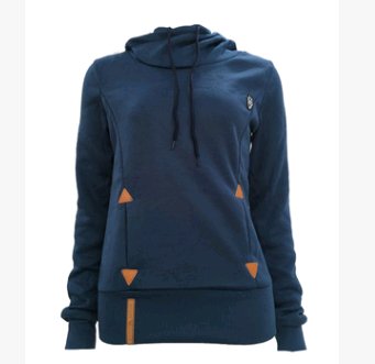 autumn fashion hooded long-sleeved pocket embroidered - GIGI & POPO