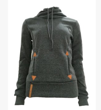 autumn fashion hooded long-sleeved pocket embroidered - GIGI & POPO