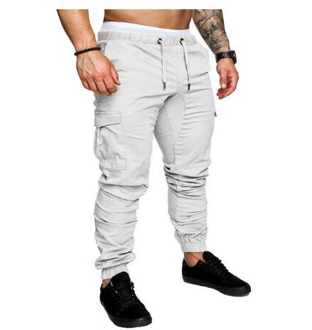 Casual pants, leg pants, male - GIGI & POPO - Men - White / XL