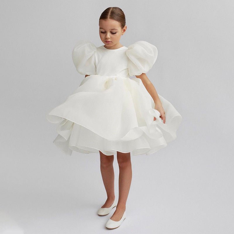 Children's Model Catwalk Birthday Host Piano Dress - GIGI & POPO - Girl Dresses -