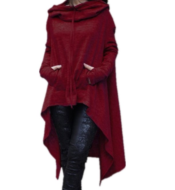 Dark Lord Oversized Hoodie - GIGI & POPO - Women - red / L