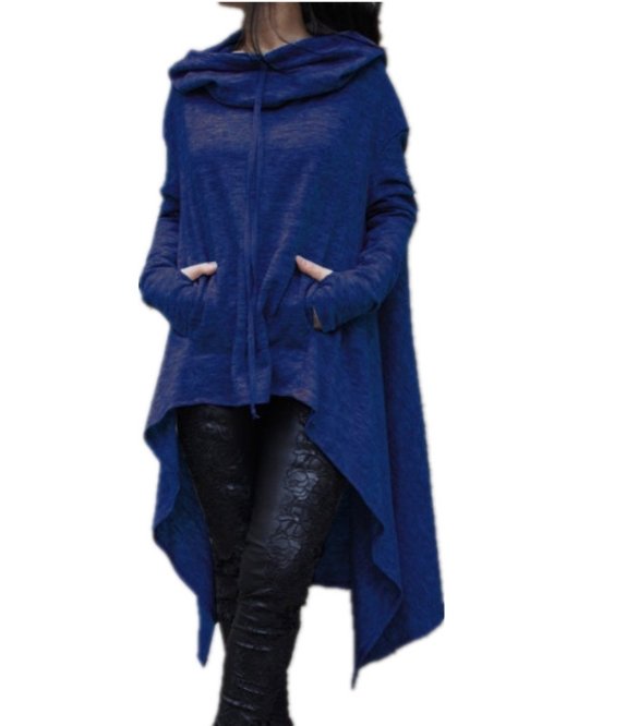 Dark Lord Oversized Hoodie - GIGI & POPO - Women - blue / 3XL