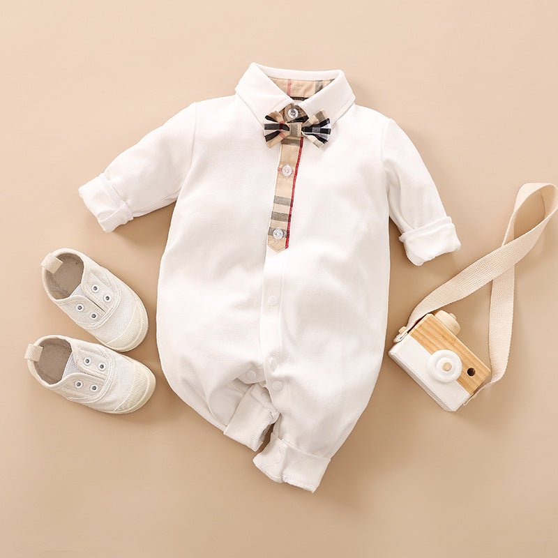 Gentleman's Baby Clothes, Long-sleeved Baby Clothes, Gentleman's Romper - GIGI & POPO