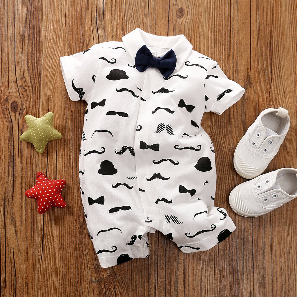 Gentleman's Baby Clothes, Long-sleeved Baby Clothes, Gentleman's Romper - GIGI & POPO