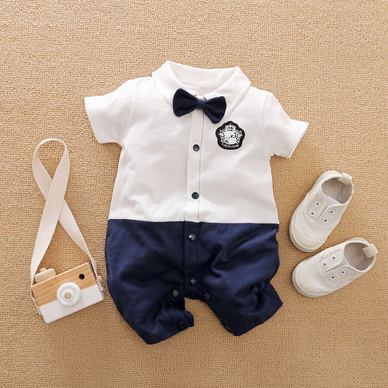 Gentleman's Baby Clothes, Long-sleeved Baby Clothes, Gentleman's Romper - GIGI & POPO
