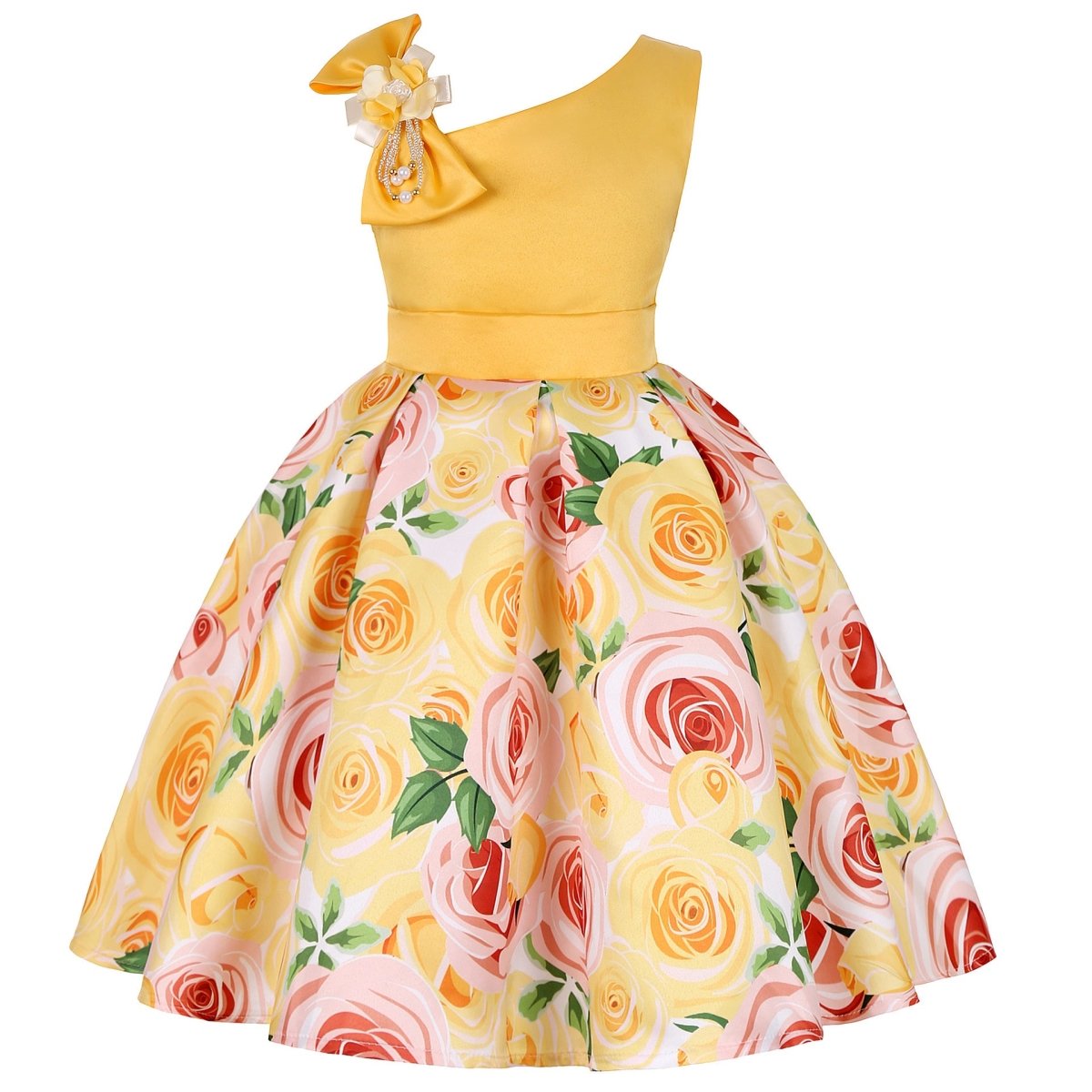 Girls' Dresses Girls' Princess Dresses Digital Print - Stylish GIGI & POPO Girls' Dresses Girls' Princess Dresses Digital Print - Stylish GIGI & POPO