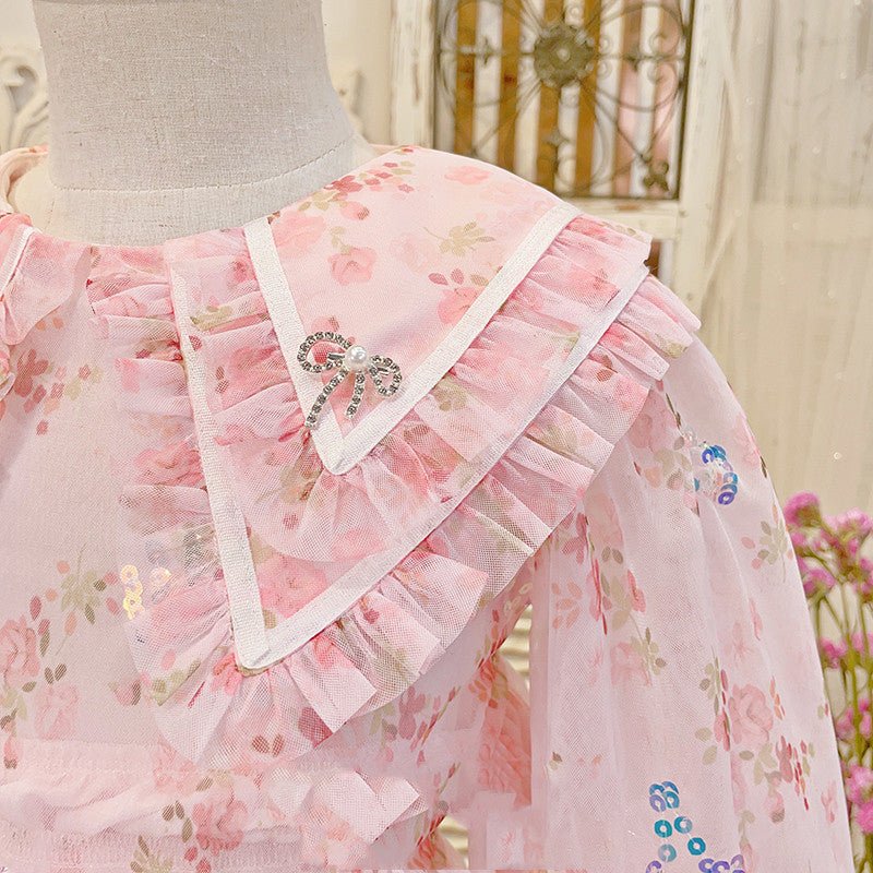 Girls' New Princess Western Style Fashion Gauze Dress - GIGI & POPO - Girl Dresses -