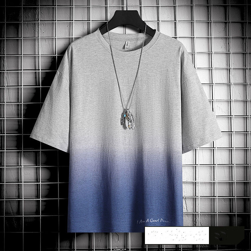 Hong Kong style loose T-shirt men - GIGI & POPO