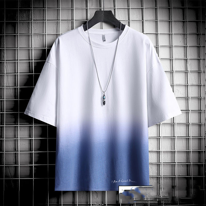 Hong Kong style loose T-shirt men - GIGI & POPO