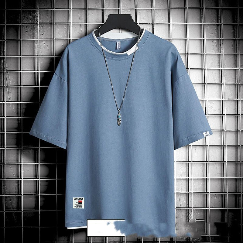 Hong Kong style loose T-shirt men - GIGI & POPO