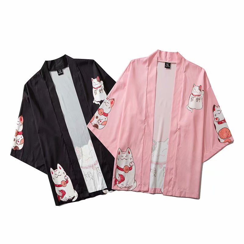 Kimono cloak clothes sun protection coat loose Hanfu - GIGI & POPO