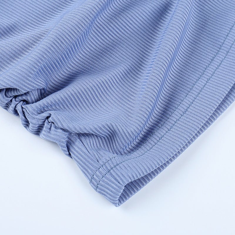 Knitted Pleated Sleeveless Dress Feminine - GIGI & POPO - Women -