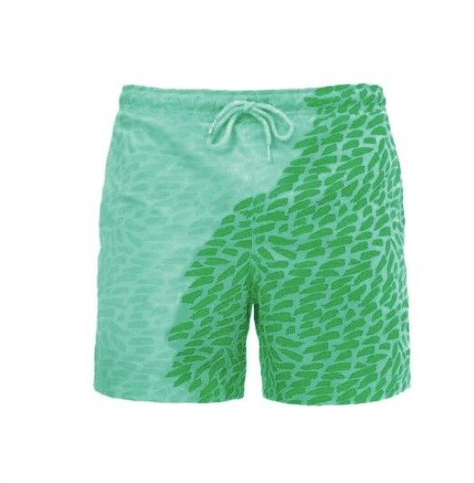 Magical Change Color Beach Shorts Summer Men Swimming Trunks Swimwear Swimsuit Quick Dry bathing shorts Beach Pant - GIGI & POPO - 0 - Green1 / S