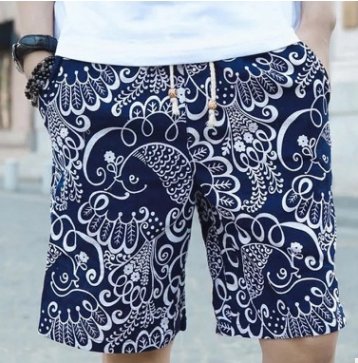 Men Linen Beach Shorts - GIGI & POPO