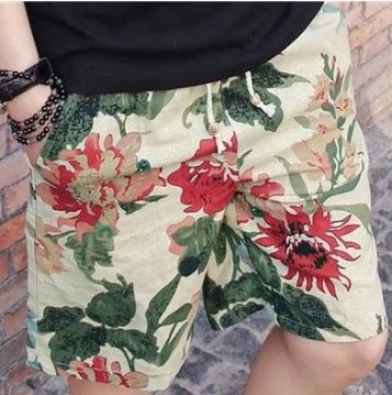 Men Linen Beach Shorts - GIGI & POPO