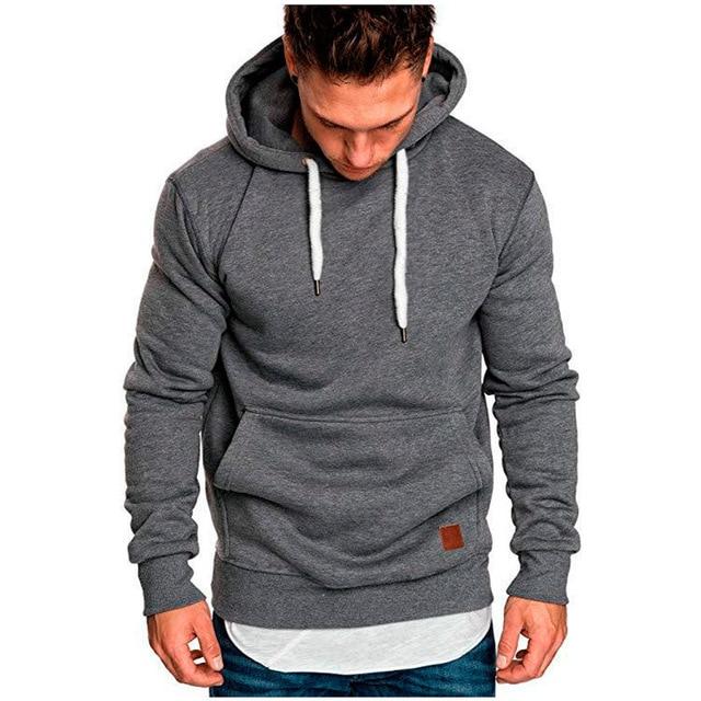 Mens Long Sleeve Casual Hoodies - GIGI & POPO
