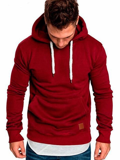 Mens Long Sleeve Casual Hoodies - GIGI & POPO