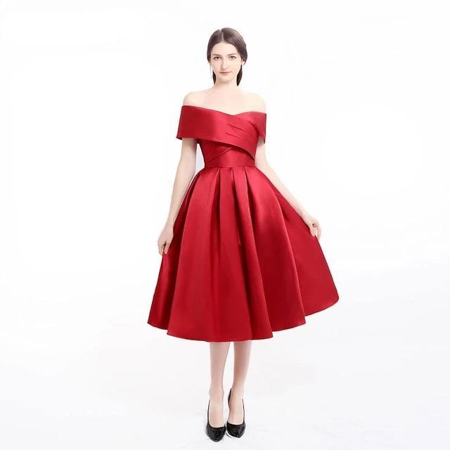 Plus size prom party evening dresses - GIGI & POPO - Burgundy / 16