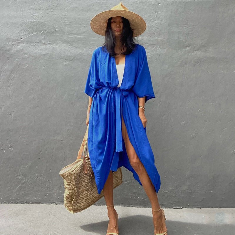 Rayon Sun Protection Cardigan Bikini Smock Swimsuit Outside Sunscreen Clothes - GIGI & POPO