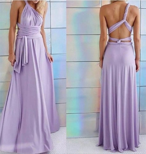 Sexy Women Bandage Convertible Boho Maxi Dress - GIGI & POPO - Dress - Purple / XL