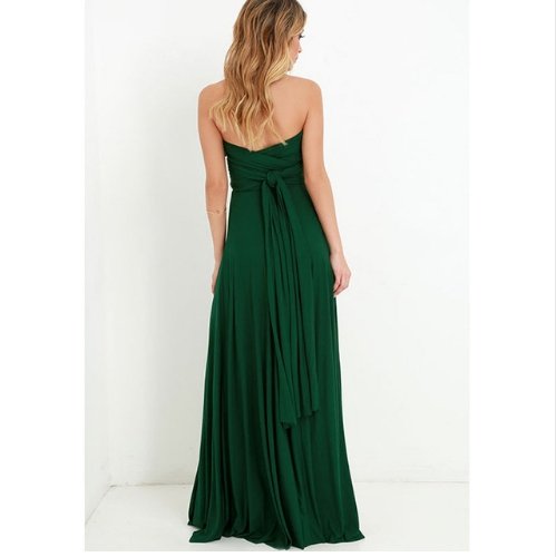 Sexy Women Bandage Convertible Boho Maxi Dress - GIGI & POPO - Dress - Grey green / XL