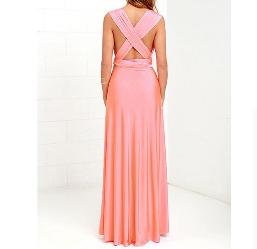 Sexy Women Bandage Convertible Boho Maxi Dress - GIGI & POPO - Dress -