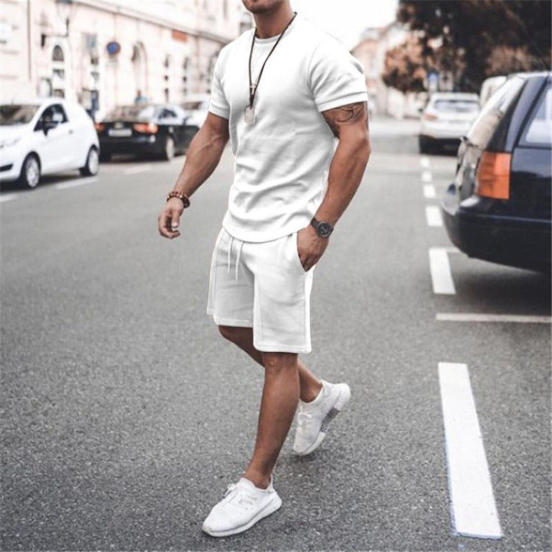 Short Sleeve Shorts Two-Piece Sports And Leisure - GIGI & POPO