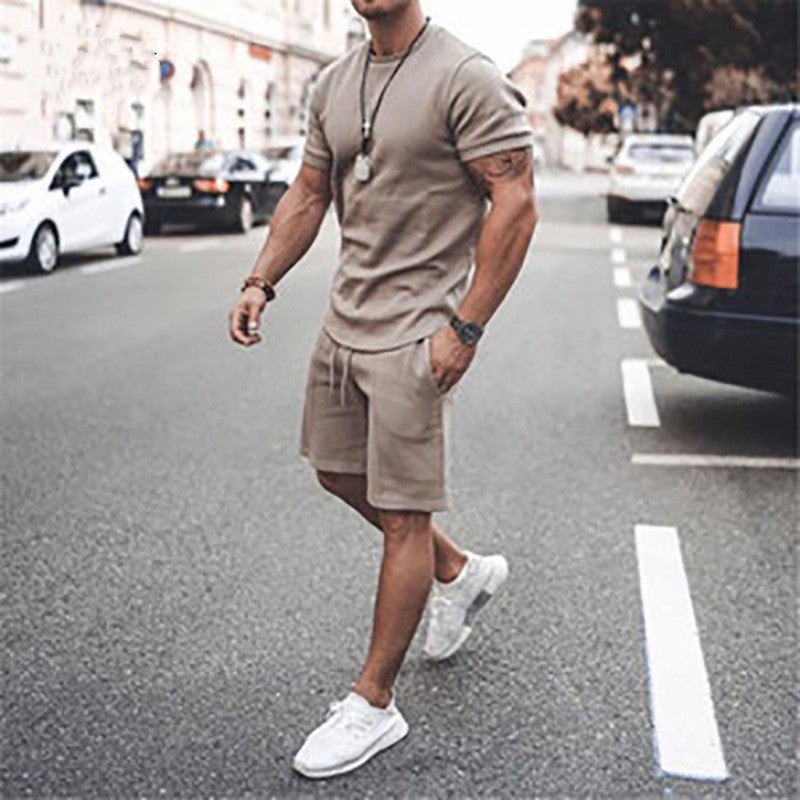 Short Sleeve Shorts Two-Piece Sports And Leisure - GIGI & POPO