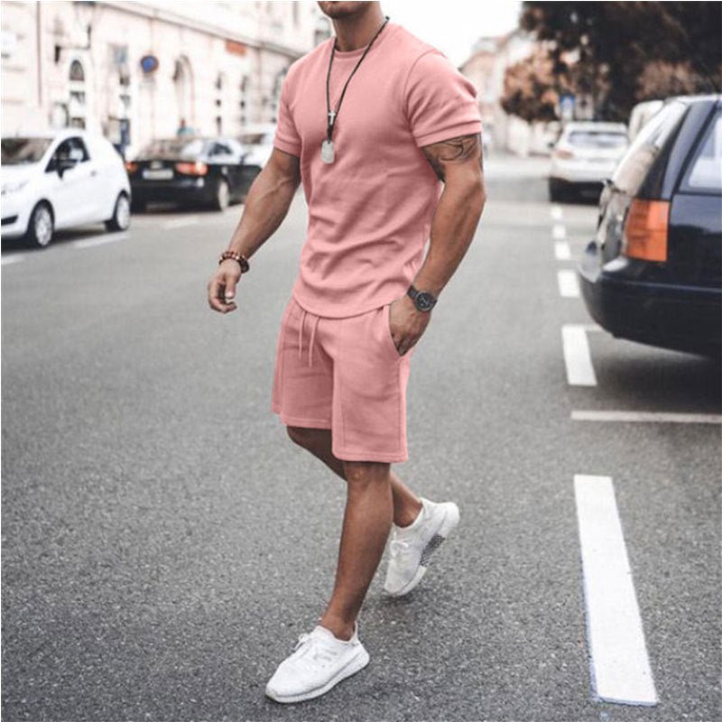 Short Sleeve Shorts Two-Piece Sports And Leisure - GIGI & POPO