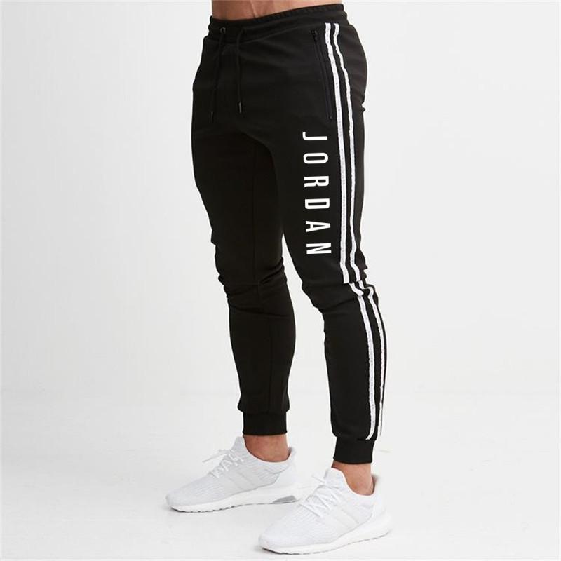 Sports cropped pants - GIGI & POPO - Men - Black white / XXL