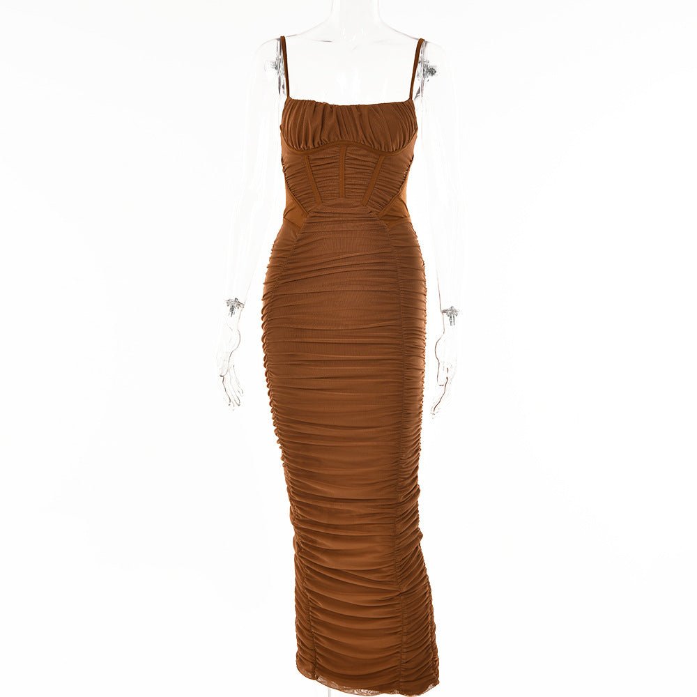 Tight Temperament Waist Drape Skirt - GIGI & POPO - Women -