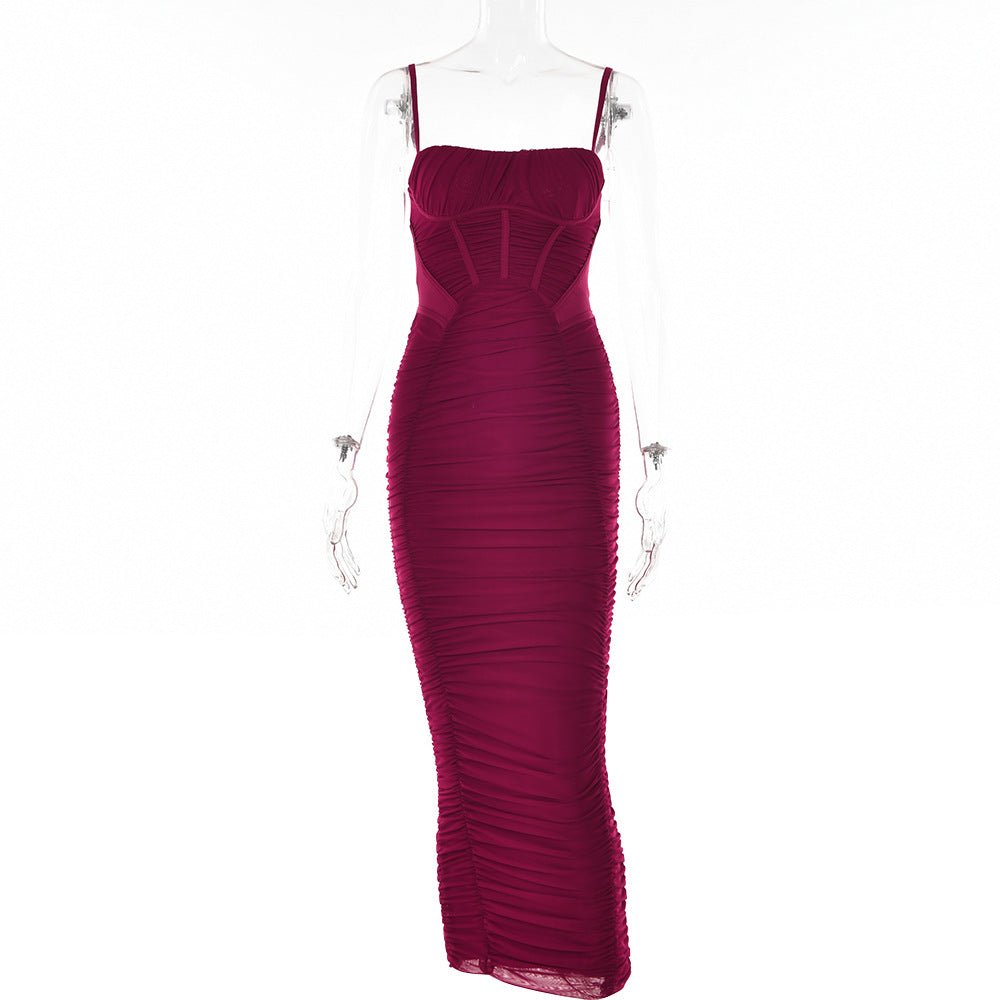 Tight Temperament Waist Drape Skirt - GIGI & POPO - Women -