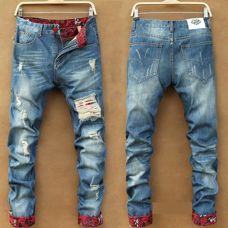 VINTAGE DISTRESSED PLEATED JEANS 732 design - GIGI & POPO - Men - 33