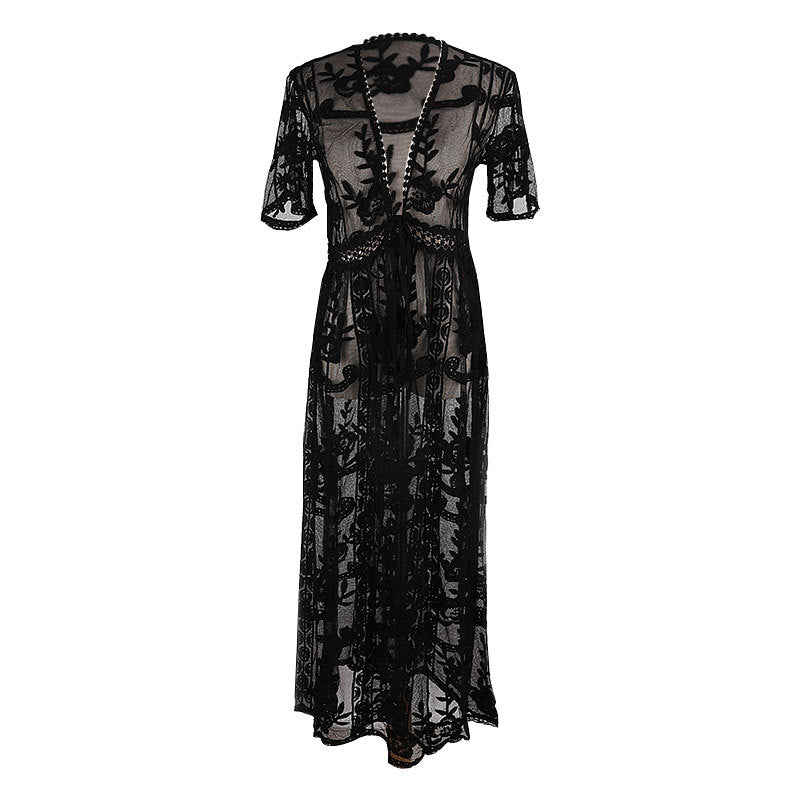 Women's Lace Embroidered Lace Sun Protection Cardigan Jacket - GIGI & POPO
