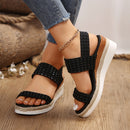 Wedge Sandals with Peep toe Shoes