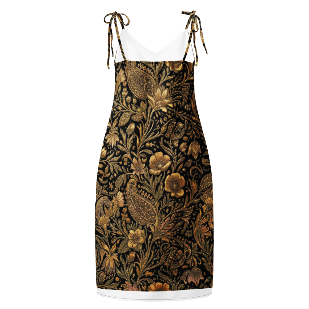 Chic Bohemian Print Midi Slip Dress