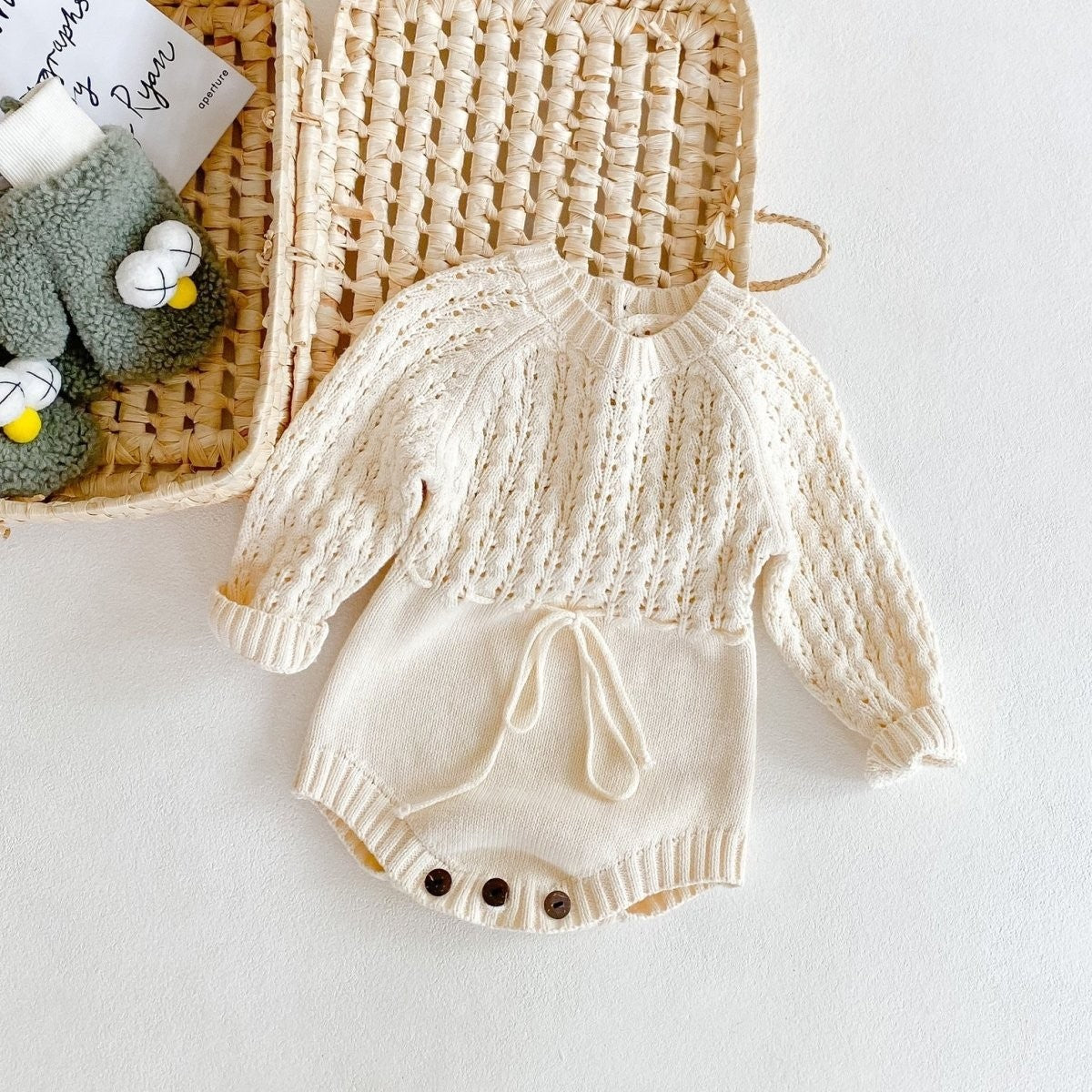 Girl Baby knitted Hollow Waist Girdle Triangle - GIGI & POPO