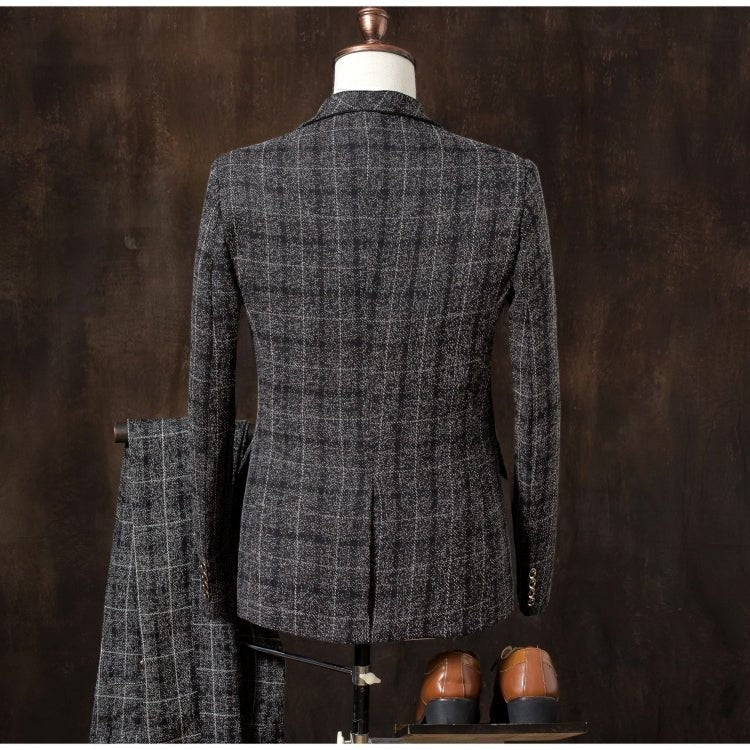 Men 3 Pieces Suit Set Men Wedding Suits Groom Tuxedos - GIGI & POPO