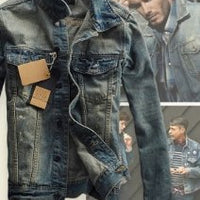 A denim jacket for men, jeans for men and jeans for men - GIGI & POPO - Jacket - XXL
