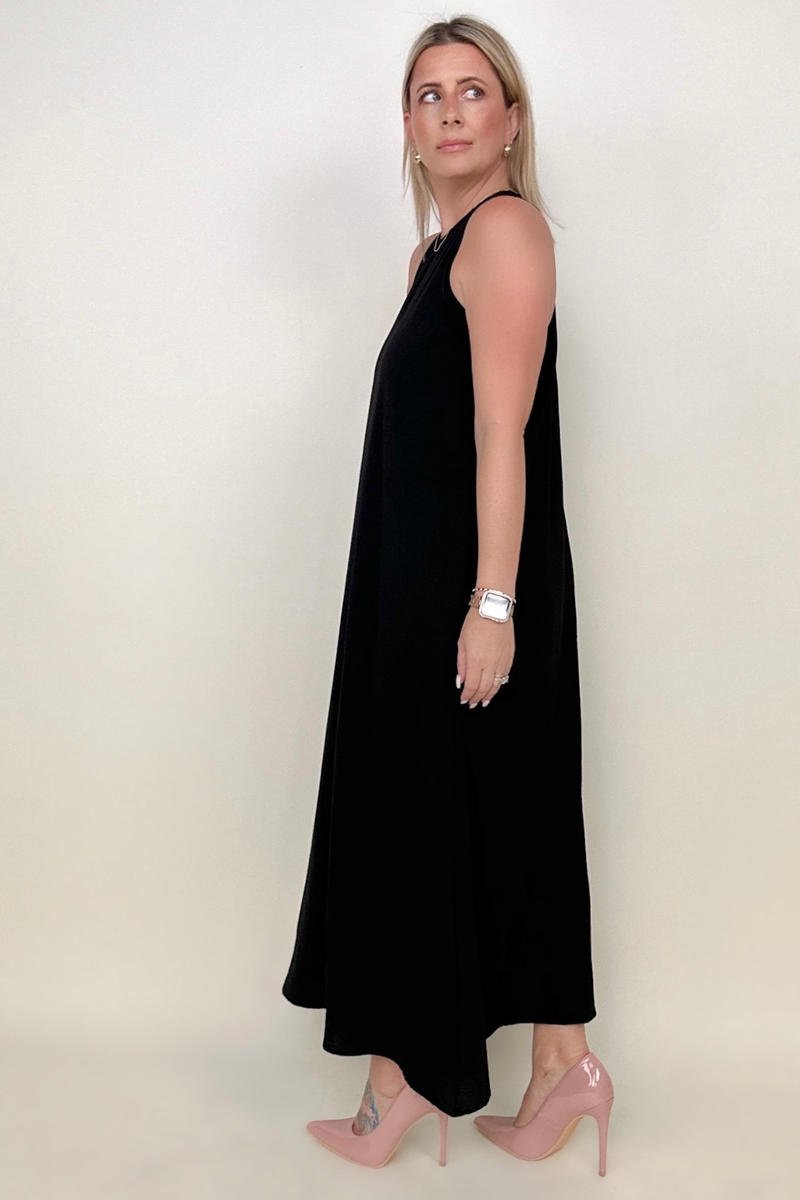 Be Stage Sleeveless Airflow A-Line Maxi Dress - GIGI & POPO