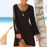 Beach Style Casual O-Neck Dress - GIGI & POPO - Women -