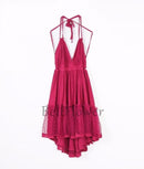 Bellflower Strapless Boho Summer Dress - GIGI & POPO - Women - Fuchsia / L