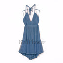 Bellflower Strapless Boho Summer Dress - GIGI & POPO - Women - Blue / L