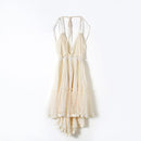 Bellflower Strapless Boho Summer Dress - GIGI & POPO - Women - Cream / L