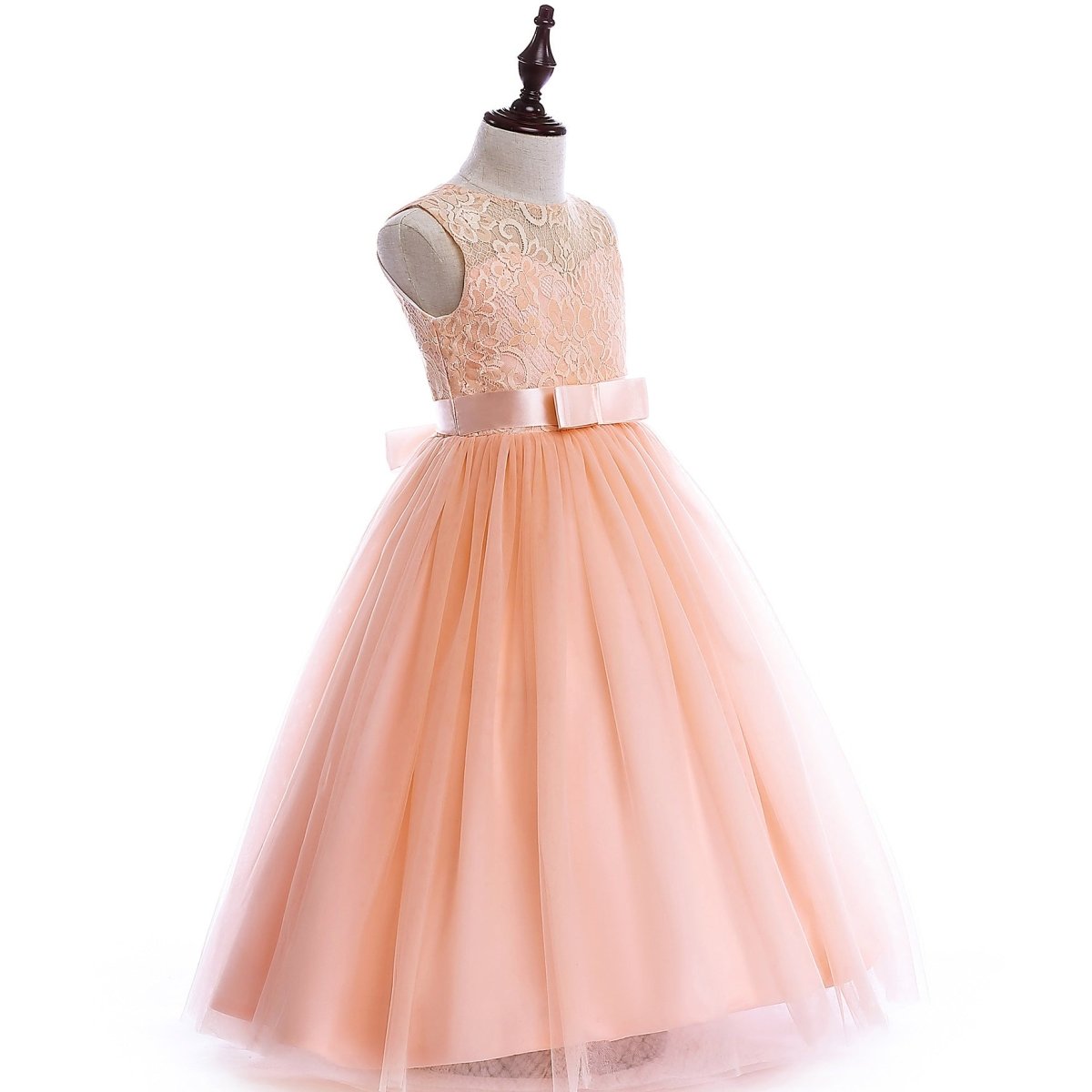 Big Kids Wedding Dress Girls Pettiskirt Lace Dress Costumes - GIGI & POPO