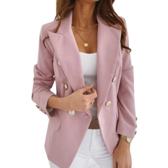 Blazers and Jackets Double Breasted Blazer Coat - GIGI & POPO - Women -