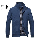 Casual Jacket Men Outerwear Sportswear - GIGI & POPO - Men Hoodies & Jackets - Blue / 5XL