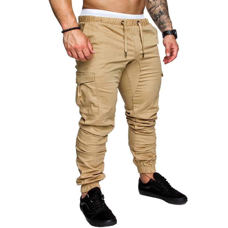 Casual pants, leg pants, male - GIGI & POPO - Men - Khaki / 5XL