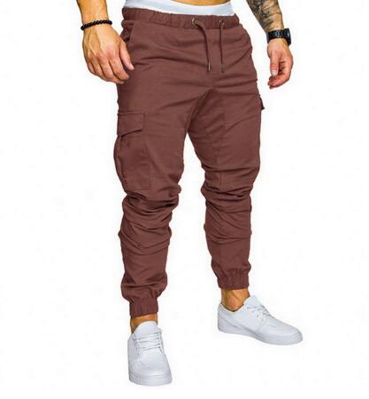 Casual pants, leg pants, male - GIGI & POPO - Men - Brown / M